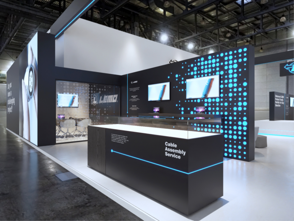 LEMO at Electronica exhibition