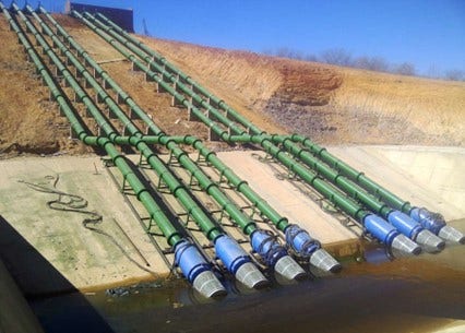 Amphibious pumps Higra X LEMO connectors