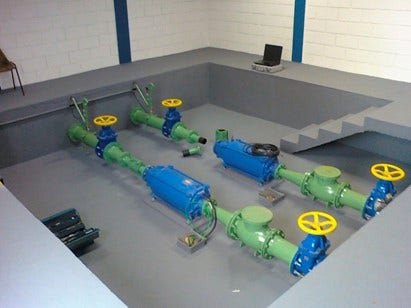 Amphibious pumps Higra X LEMO connectors