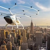 Volo Hub Panorama over NYC