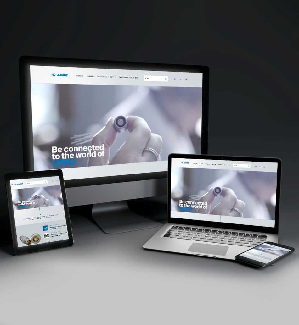 Visual of the new website
