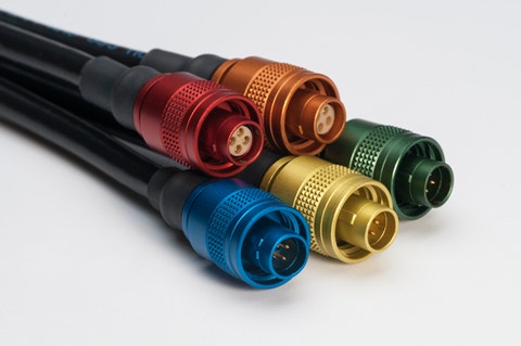 m series anodized connector
