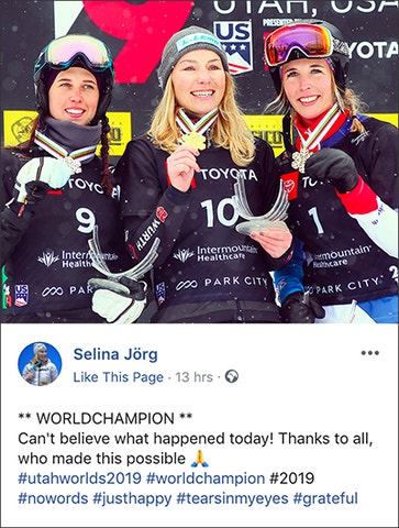 selina jorg wins gold