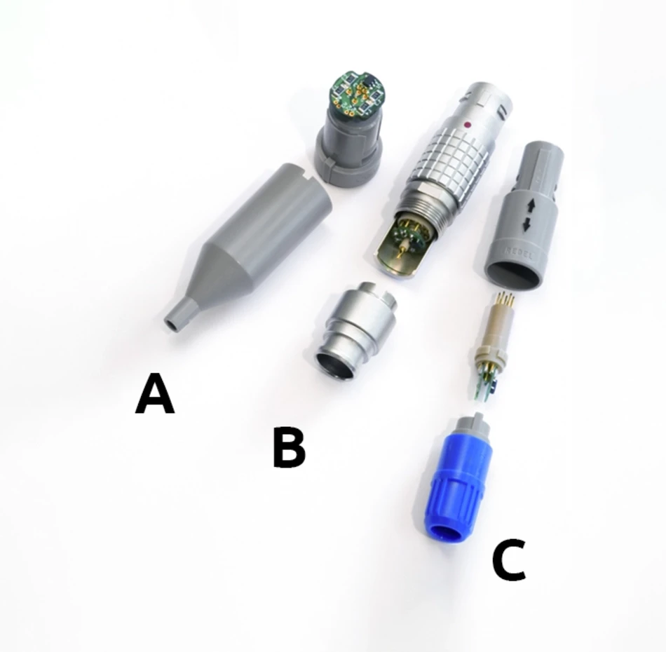 deconstructed electronic connector
