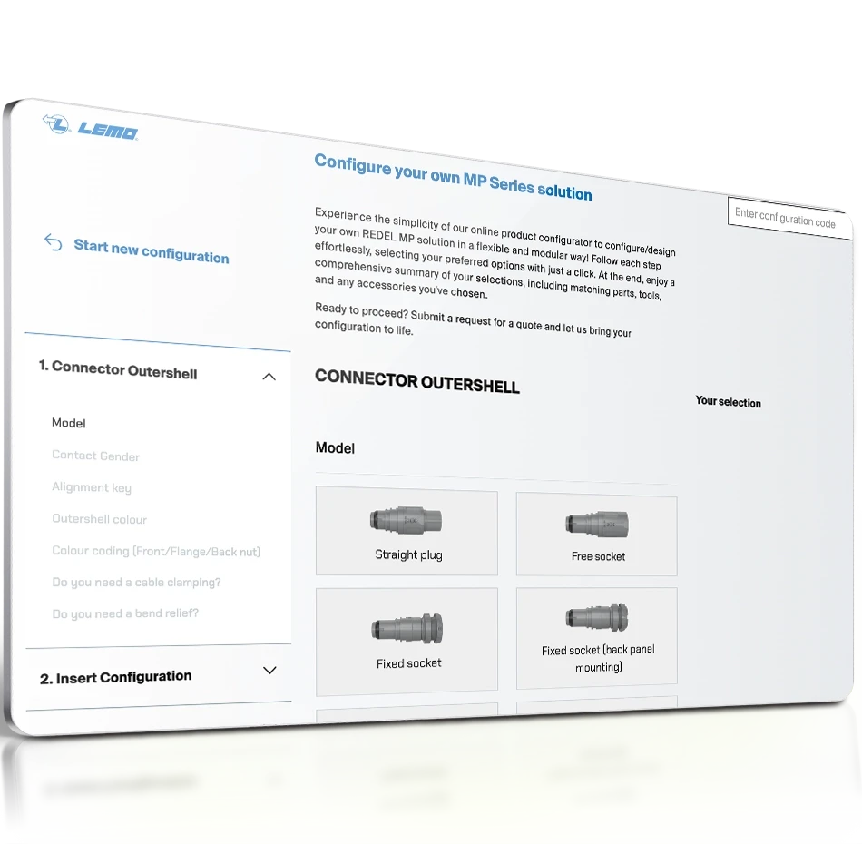 REDEL MP Series Configurator