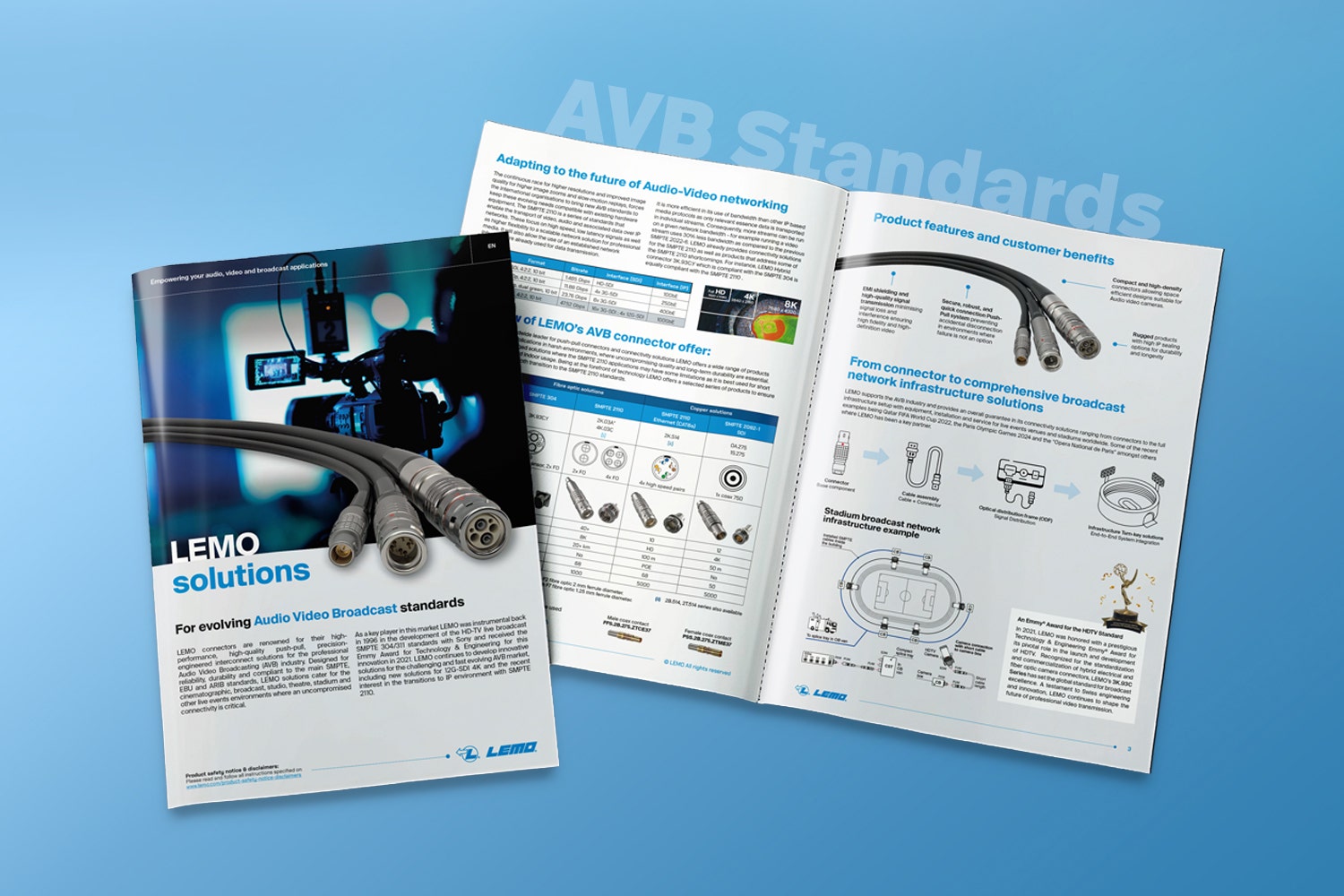 LEMO solutions for Audio Video and Broadcasting industries